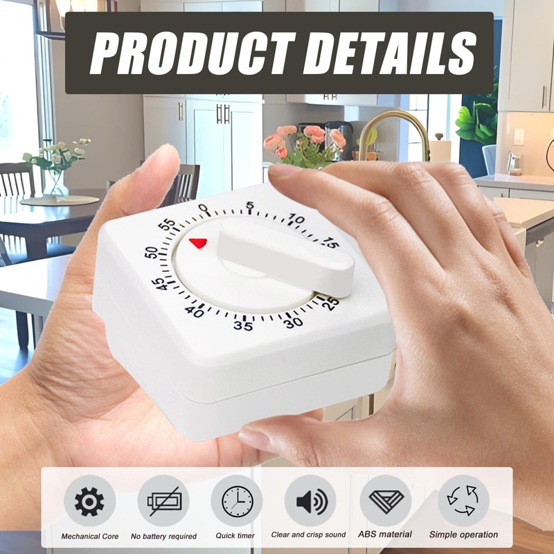 Short-Term Countdown Timer, 60-Minute Kitchen Timer, kitchen timers for cooking,