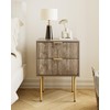 Aienvey Night Stand, Modern Nightstand with Drawers, Bedside Table, Gold