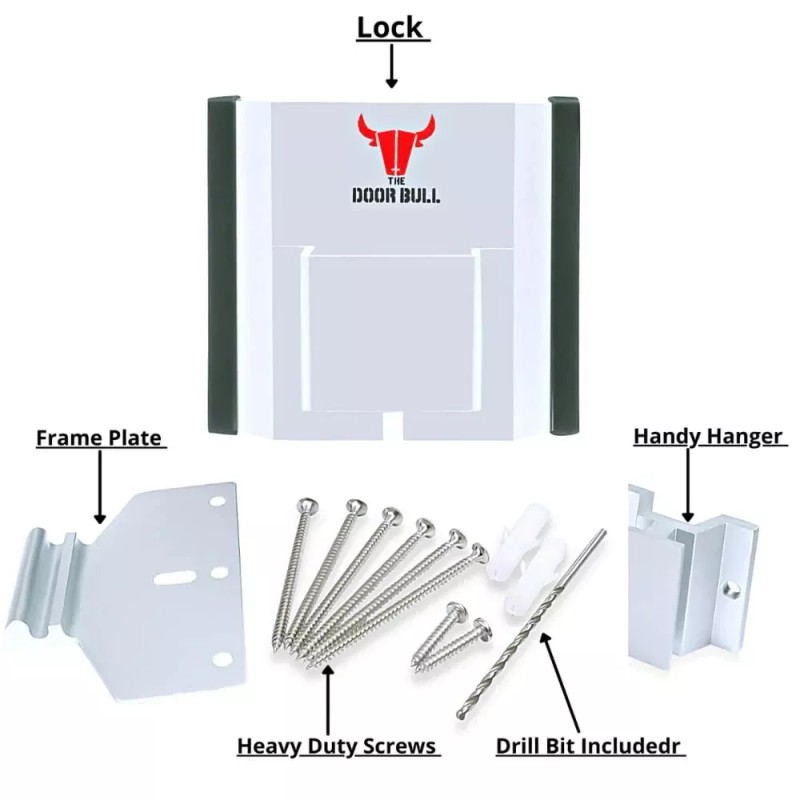 "The Door Bull" Door security to stop door kick ins.