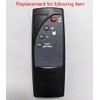 Replacement Remote Control for Greystone Electric Fireplace Stove Heater F2609E