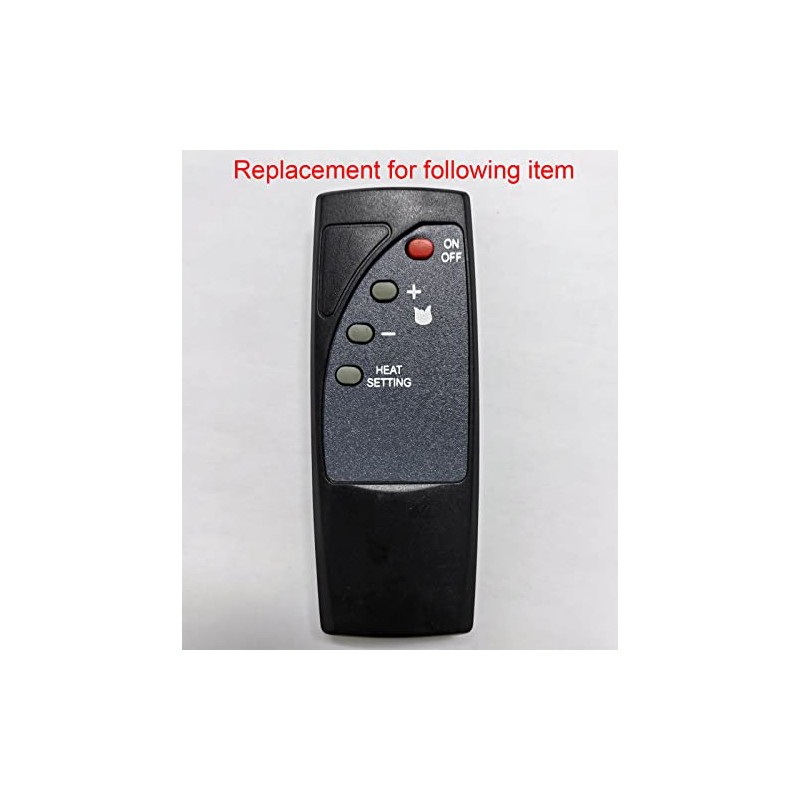 Replacement Remote Control for Greystone Electric Fireplace Stove Heater F2609E