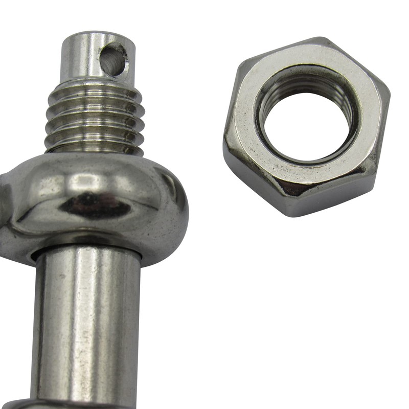 Stainless Steel Bow Shackle with Safety Pin 2 Ton 12MM