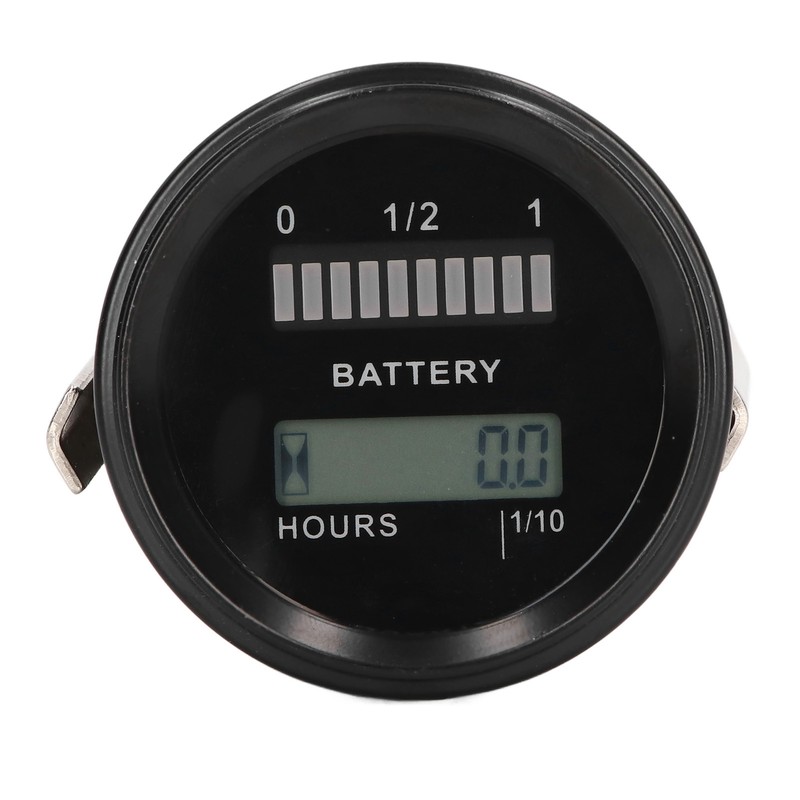 Digital Battery Indicator Hour Meter Multifunctional Gauge IP65 Waterproof for