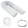 SPARES2GO Vent Hose & Extension Ring Kit for SWAN Vented