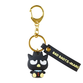 Sanrio 182419 Sanrio 3D Key Holder Batumaru Batsumaru BAD BADTZ-MARU 1.8 x 1.4 x 1.4 inches (4.5 x 3.5 x 3 cm) Character