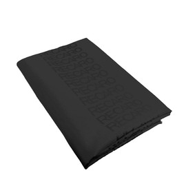 Full Black JDM Recaro Fabric Cloth For Car Seat Panel Armrest Decoration 1M×1.6M