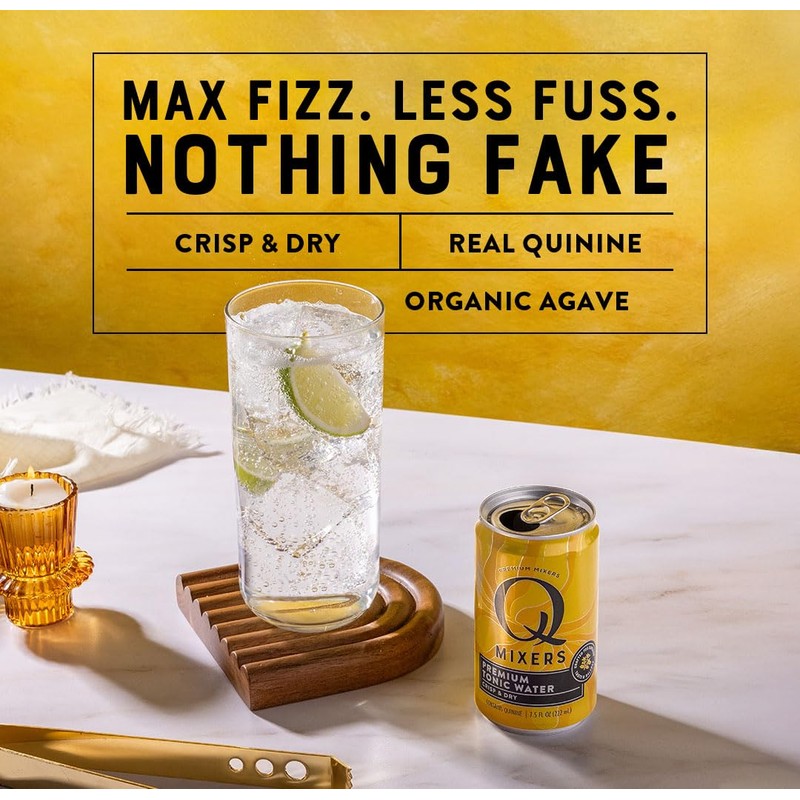Q TONIC WATER with Real Quinine & Organic Agave -