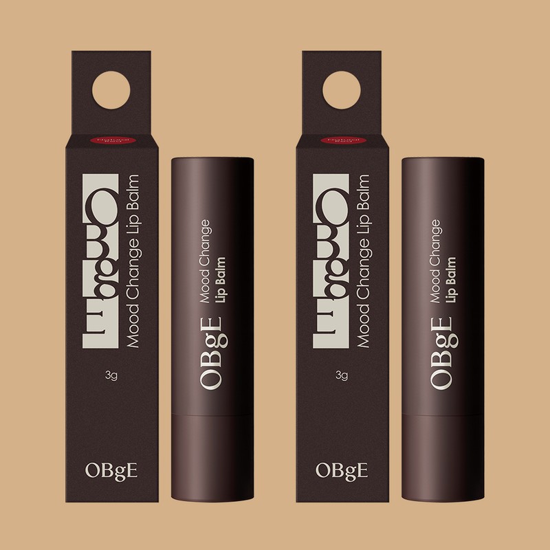 OBGE Objet Mood Change Lip Balm 3g x 2 +