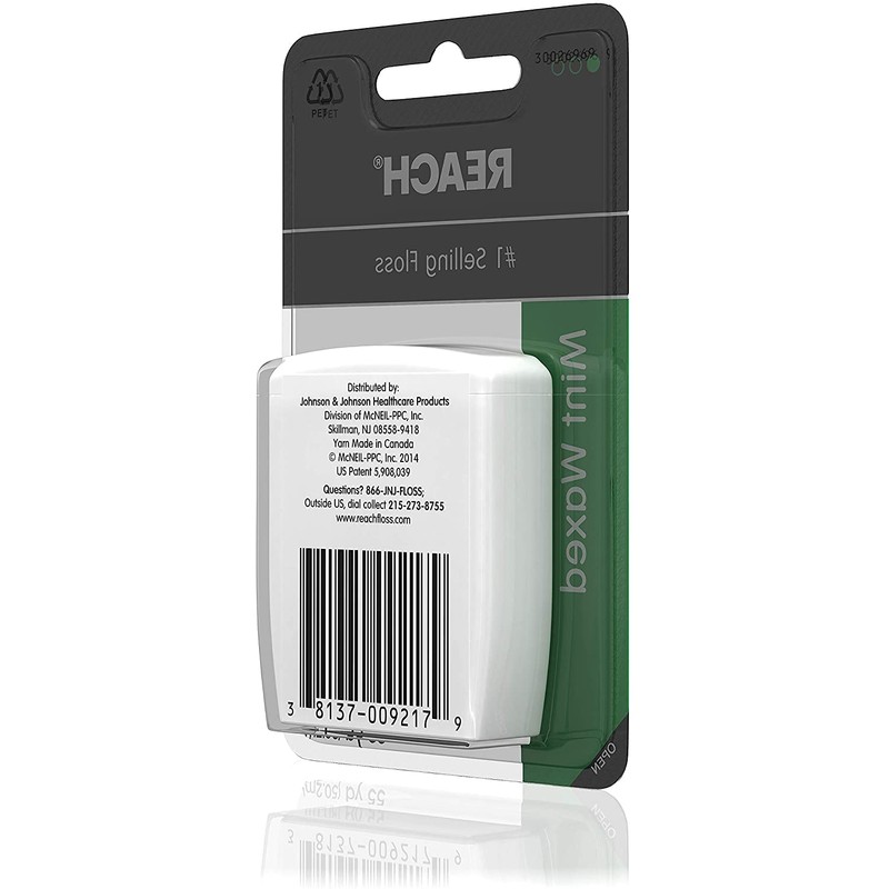 Reach Mint Waxed Dental Floss 55 Yd (Pack of 2)