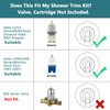 RAINREVIVE Replacement Faucet Shower Trim Kit for Delta 1300/1400 &