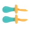 Nuby First Fork and Spoon Set - Utensils with Safety