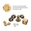 Brass Fidget Spinner, Gear Linkage Rotating Toy Gears Linkage Anti
