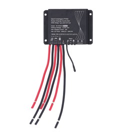 Solar Charge Controller 12V 24V PWM Battery Charging Regulator with LED Stepper Driver