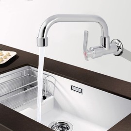 G1/2" Kitchen Tap, Wall Mounted Single Cold Tap for Home Kitchen (LQ-3093 20cm)