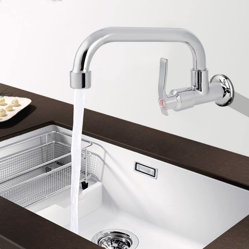 G1/2" Kitchen Tap, Wall Mounted Single Cold Tap for Home