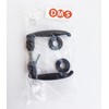 DMS Handle Black Adjustable 35 ÷ 50 for Metal Doors