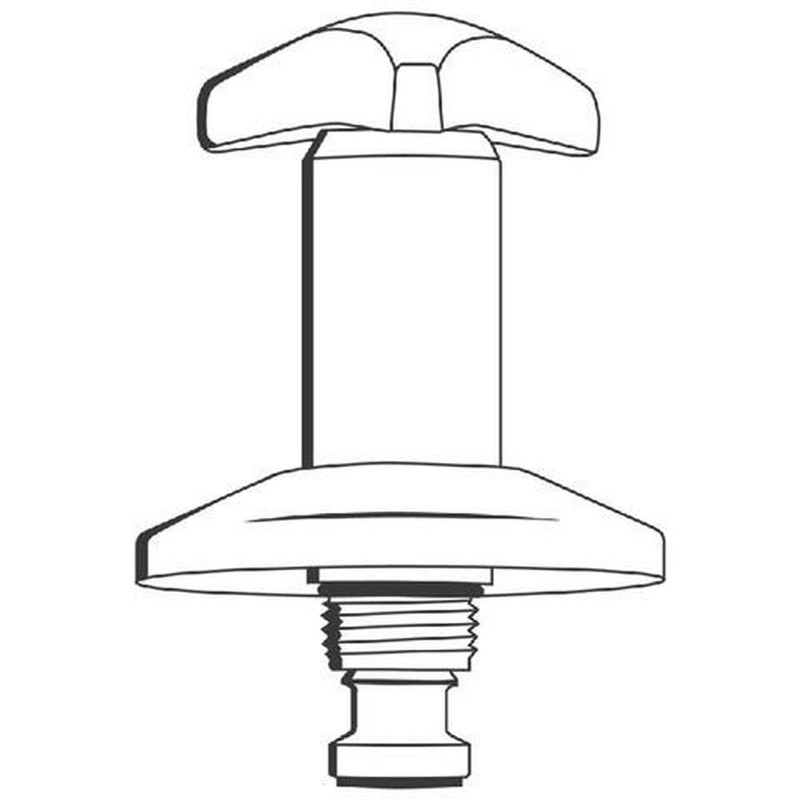 Grohe 11502000 Upper Part of Trecorn Handle Chrome 1/2-inch with