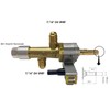 MCAMPAS CSA Certified Gas Safety Control Valve with Piezo Push