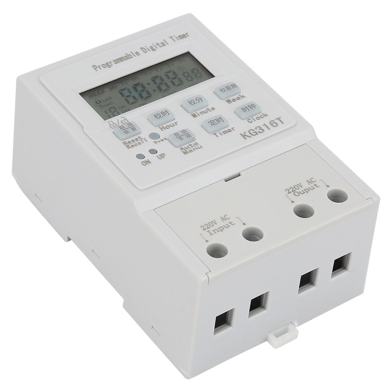 Mini AC 220V 1W 30A Digital Timer Switch Programmable Control