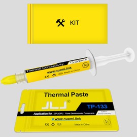 JLJ Thermal Paste, 6g CPU Paste Thermal Compound Paste Heatsink for IC/Processor/CPU/All Coolers, Carbon Based High Performance, Thermal Interface Material, CPU Thermal Paste