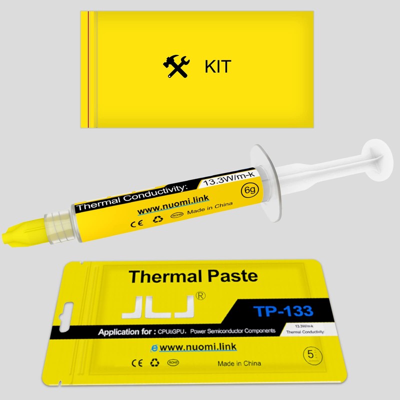 JLJ Thermal Paste, 6g CPU Paste Thermal Compound Paste Heatsink