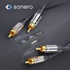 Sonero 2x RCA Stereo Audio Cable 0.5 m