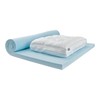 Sealy Dreamlife 3” Gel Memory Foam Mattress Topper + 1”