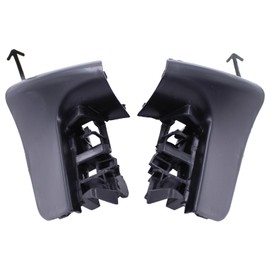 ApplianPar Front Left and Right Side Bumper Trim Chrome and Lower Towing Tow Hook Cap Cover Set for Lexus RX350 RX450h 2013-2014