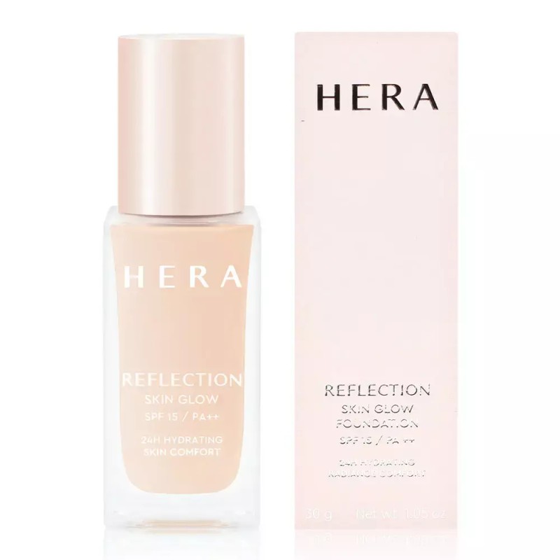 HERA 헤라 리플렉션 파운데이션 스킨 글로우 30g 19n1 라이트바닐라 SPF15