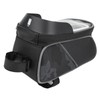 Bike Front Frame Bag Waterproof TPU Sensitive Touch Screen Top
