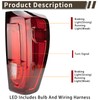 MiKaFex Tail Light Assembly Compatible With 2019-2024 GMC Sierra 1500/2500