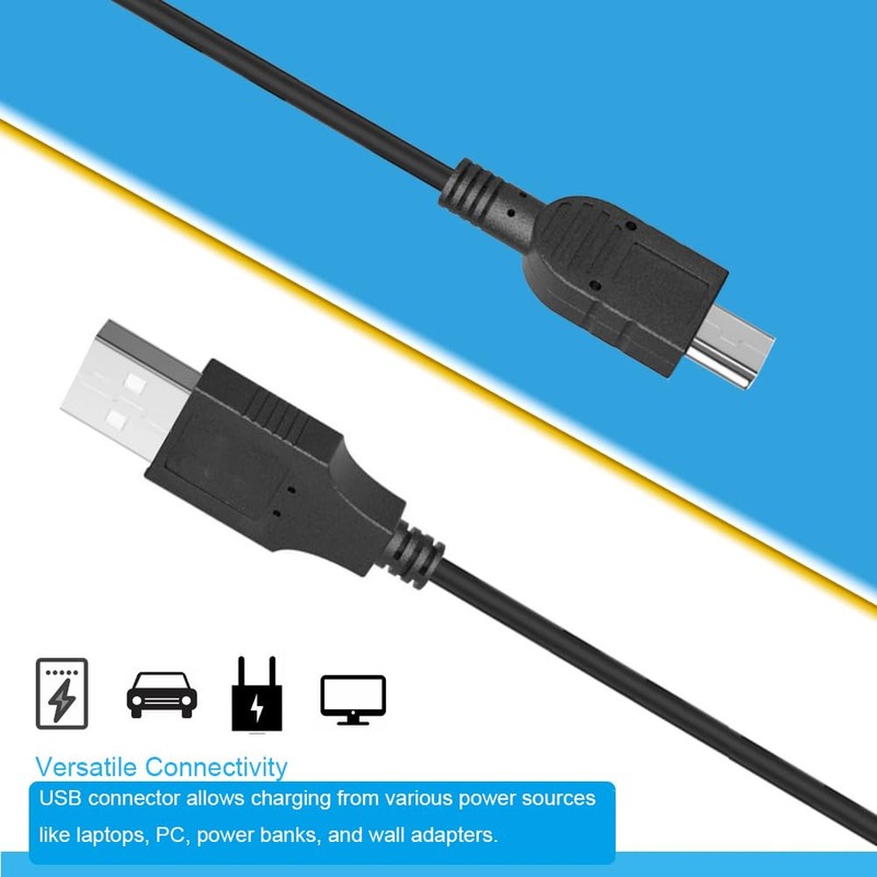 USB Charging Cable Power Cord 3.3Ft for Texas Instruments TI-84