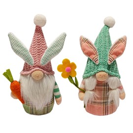 Spring Gnomes Plush Easter Sunflowers Decorations Handmade Elf Gnome Plush Decorations for Home Spring Summer Sunflower Decor Easter Gnomes Ornaments Festival Decor