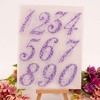 arriettycraft Numbric Numbers Clear Stamps for Card Making Decoration and