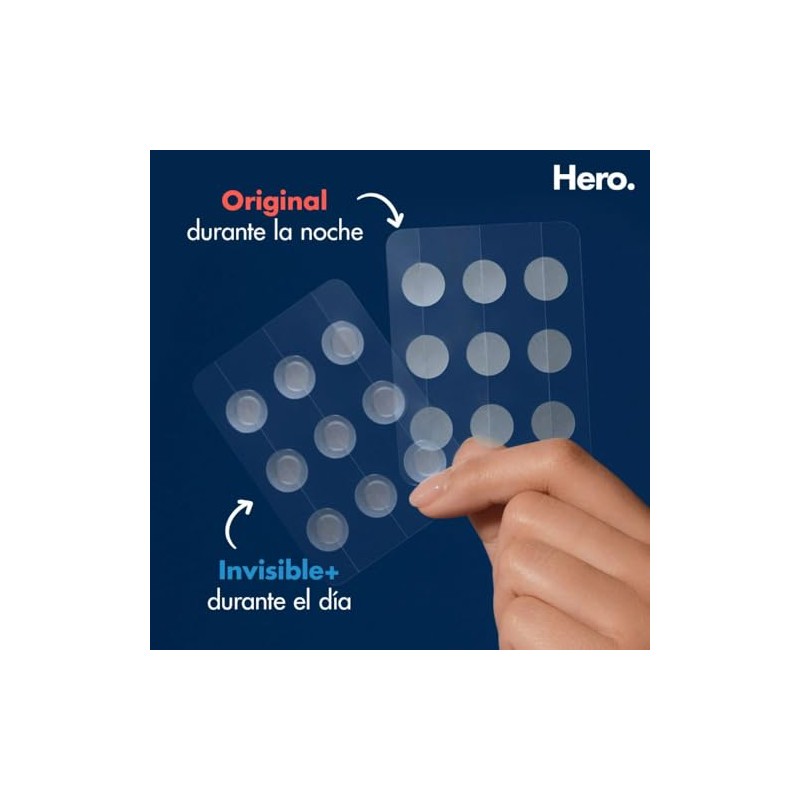 Hero Parches para Acné Invisible Día 36 pzas + Hero