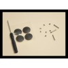 N/A Bottom Case feet & Screws kit MacBook Pro 13" 15" 17" Unibody A1278 A1286 A1297