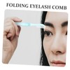 SAFIGLE Dual-Head Foldable Eyelash Comb and Brow Brush 2-in-1 Mascara