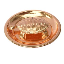 Bignay Copper Turtle Plate Yantra Vastu (Copper)