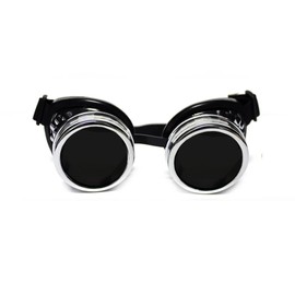 GloFX Steampunk Goggles Tinted - Rave Eyes Gothic Welder