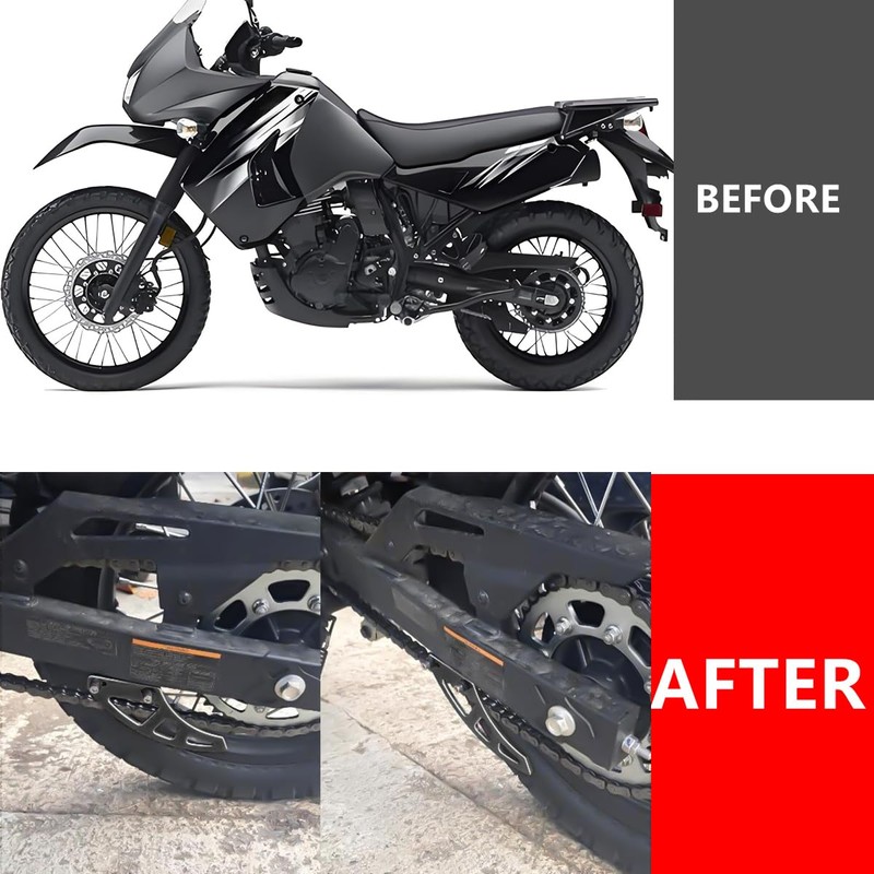 KLR650 Rear Chain Guard Cover Protector Compatible with KLR 650