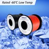 Dastard 10 Gauge Silicone Copper Wire 50ft, Red & Black