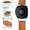 [Moran] Genuine Leather Watch Band Quick Release Polished Deployment D