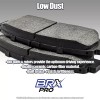 BRX PRO Rear Ceramic Brake Pads for 2005-2015 Nissan Xterra