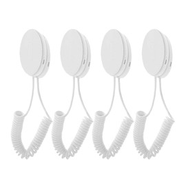 Alipis 4pcs Remote Control Tether Universal Coiled Security Cable Available TV Remote Holder Cable Television Stand Security Cable Leash Portable Remote Holders Remote Stop Losing Remotes