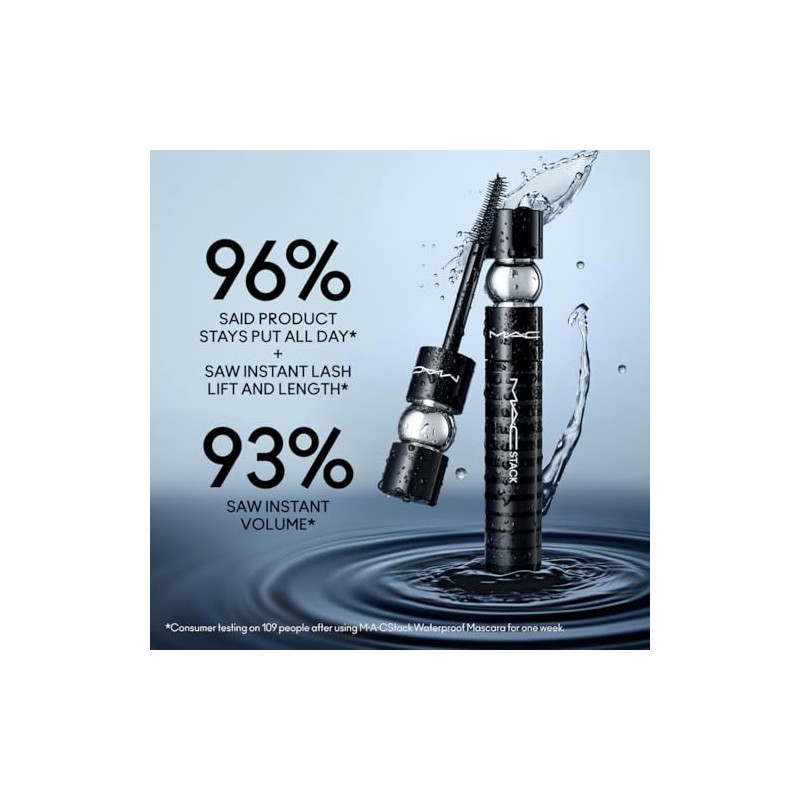 MAC Stack Superstack Mega Brush Waterproof Mascara - Black Stack