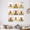 BigWig Prints Baby Highland Cow Nursery Wall Art - Highland