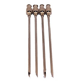 Barbeque Kansas City LLC Chop's Power Meat Injector System 4" 12 Gauge Large Bore Needles 4 Pack