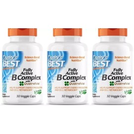 Doctor's Best Doctor`s Best Fully Active B Complex m. Quatrefolic-3x