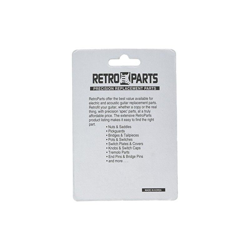 Retro Parts RP504 Acoustic Saddle Bleached Bone