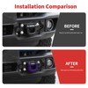 SQQP Bumper Tow Hook Covers Compatible with Ford Bronco 2021-2024+Exterior
